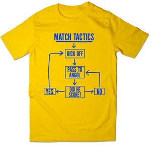 Match Tactics, Pass to Angol - Lustiges Mansfield Town FC Fußball T-Shirt  - Bild 1 von 4
