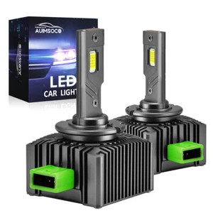 D3S LED Headlight Bulbs Replace HID Xenon White 6500K For Jaguar XFR 2014-2015 - Picture 1 of 10