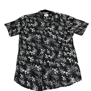 Sovereign Code LA Blue Beach Shirt Large Short Sleeve Floral - Picture 1 of 8
