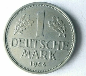 1954 D GERMANY MARK - High Grade - Early Series High Value Coin - GERMANY BIN #5 - Picture 1 of 2
