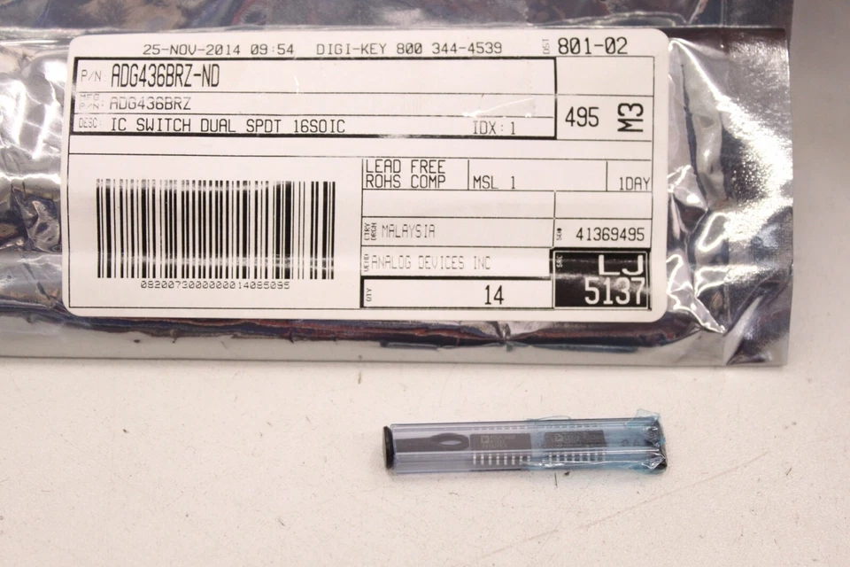 2x ANALOG DEVICES 2631075.1 ADG436BR  analog Schalter Switch - Bild 1 von 1