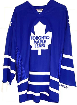 Vintage 1999 CCM Air-Knit® Toronto Maple Leafs NHL Sweater Blue Size XXL - Image 1 of 4