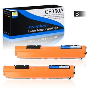 2PK BK CF350A 130A Toner Cartridge For HP Color LaserJet MFP M275 M175nw M176n - Picture 1 of 22