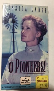 O Pioneers ! VHS 1992 TV Hallmark Jessica Lange Vintage Factory Sealed FAST SHIP - Picture 1 of 4