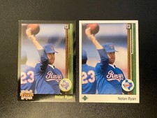 1989 Nolan Ryan #A5 Black Border with Base #774 Texas Rangers