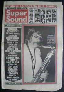 SUPER SOUND 4/1973 DOORS CARLY SIMON ERA DI ACQUARIO JETHRO TULL POSTER CALENDAR