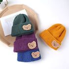 Winter Warm Baby Pullover Hat Brimless Knitted Cap Crochet Hats  Kids Boy Girl