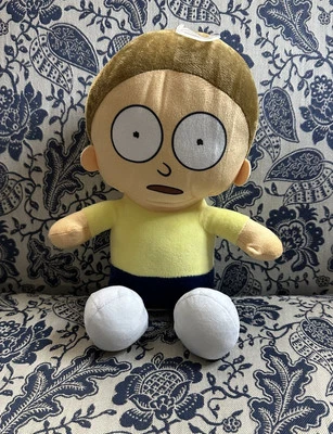 Boneca de pelúcia Rick and Morty adulto natação brinquedo MORTY 7 polegadas de altura, nova em folha, etiqueta - Imagem 1 de 4