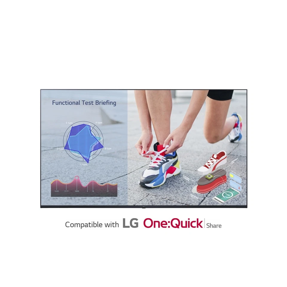 LG 55UL3J-E Digital signage display 139.7 cm 55' IPS 400 cd/m� 4K Ultra HD Blue - Image 1 of 1