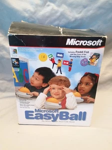 (No game) Microsoft Easyball serial port large trackball 0796 91176 - Picture 1 of 9