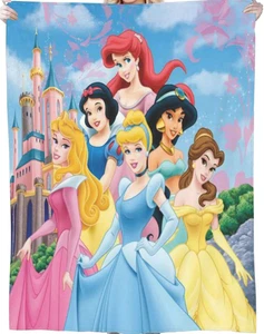 Disney Princess 40”X 50” Soft Fleece Blanket - Picture 1 of 4