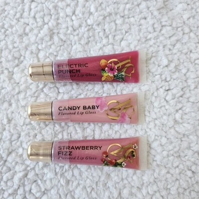 Victoria's Secret Flavored Lipgloss *YOU CHOOSE* Electric/Candy Baby/ Strawberry - Image 1 of 4