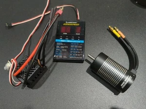 WP-10BL80 80A ESC 3665 3800KV Motor Brushles Combo für 1/10 RC Auto Truck Dean - Bild 1 von 4