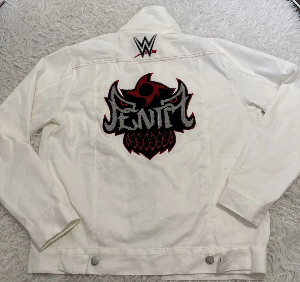 Chaqueta vaquera WWE Penta auténtica para hombre pequeña nueva sin etiquetas Foto 1 de 4