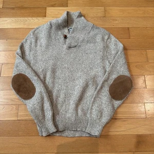 Vintage CAMBRIDGE DRY GOODS Pullover Herren XL British Ragg Wolle Schalkragen USA - Bild 1 von 11