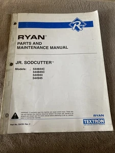 Ryan Textron JR Sodencutter Teile und Wartungsanleitung 544844C 544845C 544944 - Bild 1 von 5