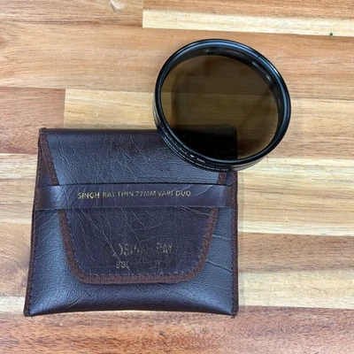 Singh-Ray Thin 77mm Vari-N-Duo Thin Ring Filter Padded Case - $440 MSRP READ - Image 1 of 3