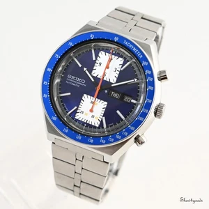Seiko Chrono Kakume Automatic Blue Ref 6138-0030 restauriert und überholt - 1973 - Bild 1 von 19