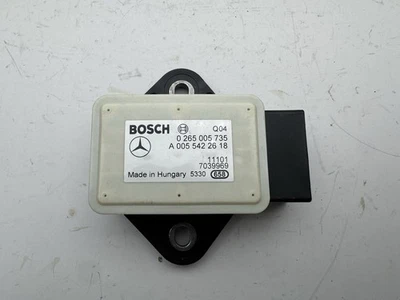 10-13 MERCEDES-BENZ W207 W212 Acceleration YAW Rate Sensor Bosch OEM A0055422618 - Image 1 of 4
