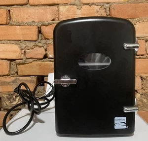 Kenmore 6 Can Retro Beverage Fridge for Office Bedroom Dorm - Black - Picture 1 of 6