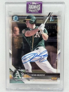 SEAN MURPHY 2025 Topps Archives Signature Series 2018 Bowman 1st Auto /25 BCP58 - Picture 1 of 3