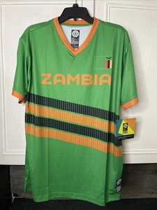 Sambia National Soccer Fußball 2013 Trikot Nike Authentic Herren Größe Large L  - Bild 1 von 4