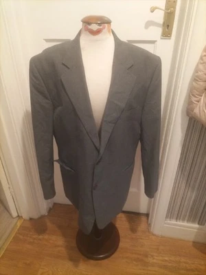 Мужской блейзер Chums размер 44R серый с подкладкой - Изображение 1 из 4