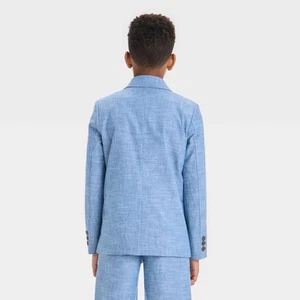 Boys' Chambray Suit Jacket - Cat & Jack - Picture 1 of 19