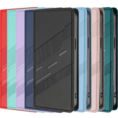 Phone Cover for Huawei P60 P50 P40 P30 Mate 60 Luxury Embossed Flip Wallet Case - Image 1 of 4