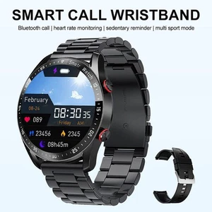 Smart Watch Women Men Heart Rate For Phone Bluetooth Waterproof - Picture 1 of 21