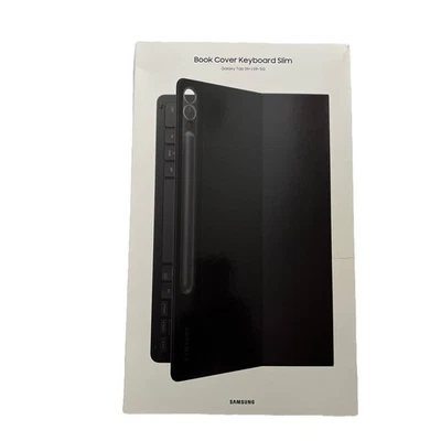 Samsung Galaxy Tab S9+ 12,4 polegadas capa de livro teclado fino EF-DX810 S9-caixa aberta - Imagem 1 de 4