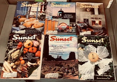 Vintage Sunset Magazines 1987 Jan-Oct, Set of 10 - Image 1 of 2