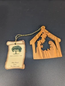 Krippenschmuck Olivenholz aus Heiligem Land Handarbeit in Bethlehem Israel - Bild 1 von 8