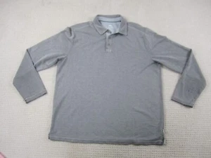 Tommy Bahama Hemd Herren Large grau Polo Freizeit Knopfleiste Kragen Langarm - Bild 1 von 16