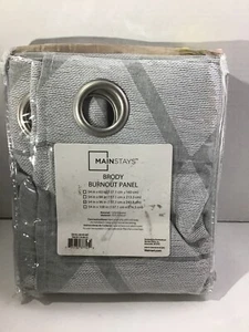 Mainstays 54”x96” Brody Burn Out Panel Pair 100% Polyester - Picture 1 of 2