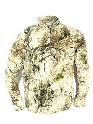 Cabela's Mens Microfleece 1/4 Zip ZONZ Western Woodlands Hunting Pullover Jacket - Image 1 of 4