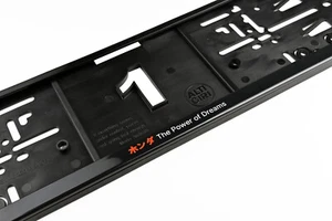 2 x passt Honda Kennzeichenhalter Nummernschildhalter - Bild 1 von 4