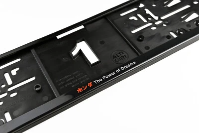 2 x passt Honda Kennzeichenhalter Nummernschildhalter - Bild 1 von 4