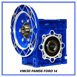 riduttore vite senza fine motore elettrico monofase trifase WMI30 pam56 B5 1/100 - Foto 1 di 2