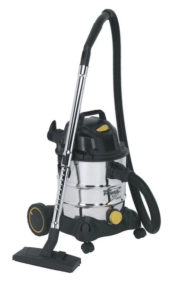 Sealey PC200SD110V Vacuum Cleaner Industrial Wet & Dry 20L 1250W/110V Stainless - Image 1 of 1