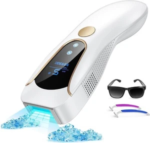 Epilatore Laser A Luce Pulsata IPL funzione Ice 999,900 Flash 9 Livelli HR/SC/RA - Foto 1 di 9