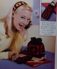 Girls on the go; headband, cell phone case, bag, (#9347-11-28)  crochet  pattern