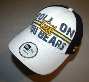 Cal Golden Bears "Roll On You Bears" YOUTH Adjustable New Era Hat NEW California - Picture 1 of 6