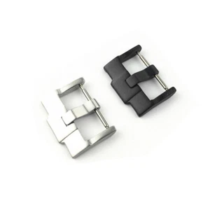 Acero Inoxidable 18 20 22 Pin Cepillado Hebilla Reloj Correa Cierre Sub Repuesto - Imagen 1 de 5