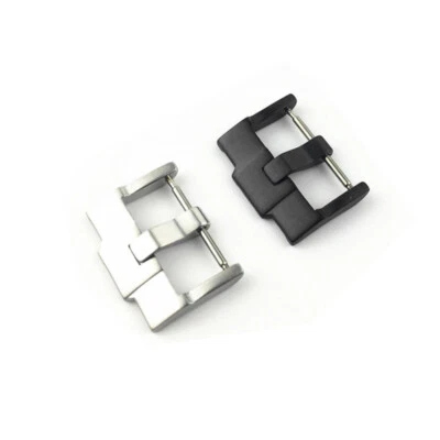 Acero Inoxidable 18 20 22 Pin Cepillado Hebilla Reloj Correa Cierre Sub Repuesto - Imagen 1 de 3