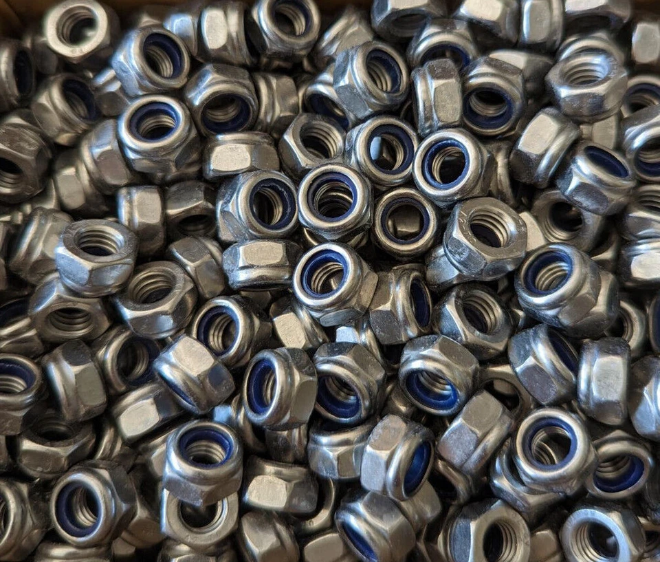 Selbstsichernde Muttern Sechskant Edelstahl A2 Stoppmuttern DIN 985 - Bild 1 von 1