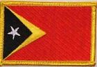 Aufnher Timor-Leste Osttimor Fahne Flagge Aufbgler Patch 8 x 5 cm