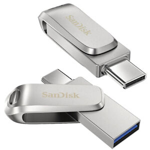 SANDISK ULTRA DUAL LUXE TYPE-C 512GB 256GB 128GB 64GB 32GB USB 3.0 OTG Drive LOT