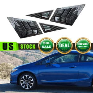 Cubierta de ventilación de persiana de ventana delantera para Honda Civic Seden G9 2012~2015 - Imagen 1 de 9