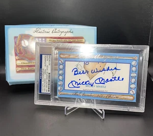 Historic Autographs The Decades 1950s #61 Mickey Mantle 16/25 PSA/DNA - Rare! - Picture 1 of 8